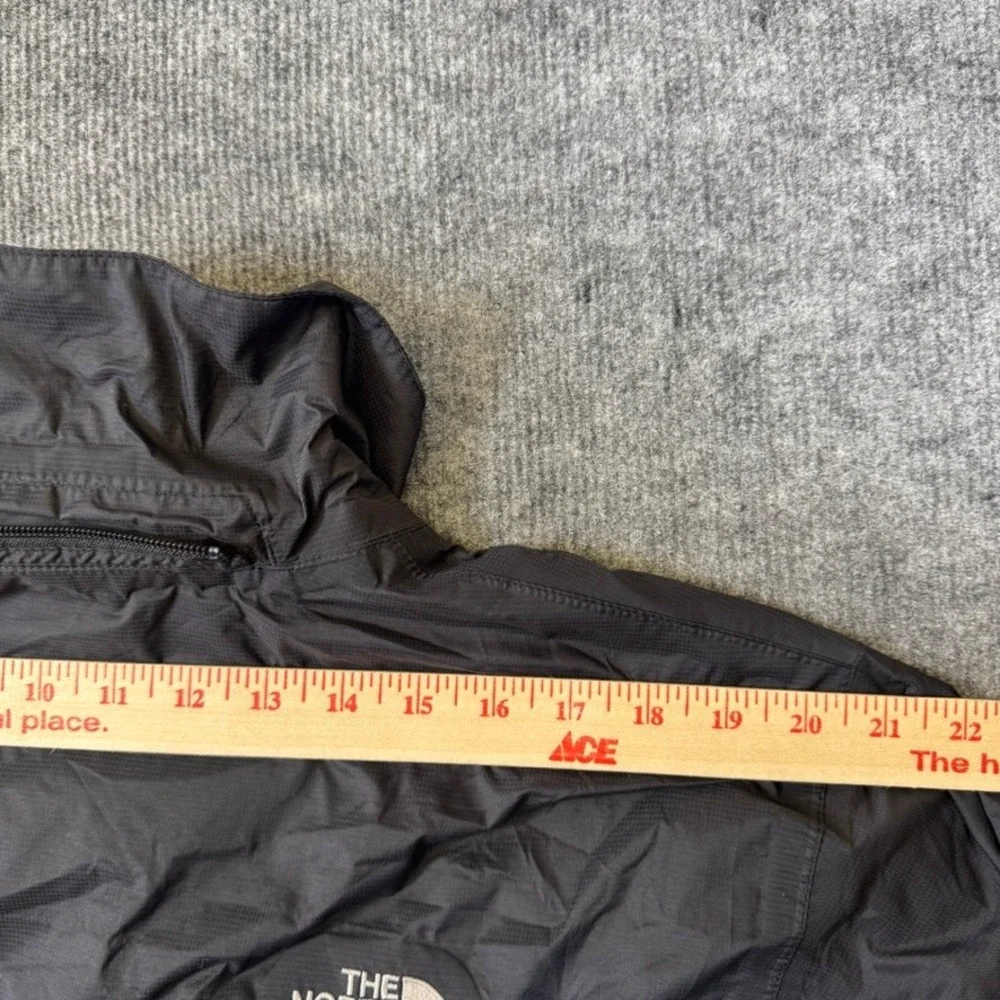 The North Face HyVent Rain Jacket Mens XL Black Waterproof Ripstop Parka Coat